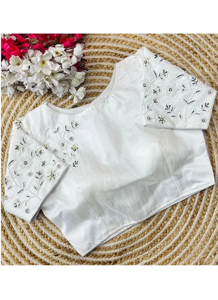 Tew Jilmil Silk Fancy Designer Blouse Wholesale Price In Surat